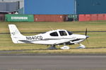 N840CD @ EGBJ - N40CD at Gloucestershire Airport. - by andrew1953