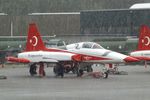3023 @ EBBL - Northrop (Canadair) NF-5A Freedom Fighter of the Türk Hava Kuvvetleri (Turkish air force) display team 'Türk Yildizlari / Turkish Stars' at the 2022 Sanicole Spottersday at Kleine Brogel air base