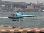 N906BA @ KJRB - Landing on Manhattan Heliport - by Lars Baek