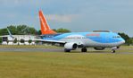 G-TAWV @ EGHH - Taxiing on arrival - by John Coates