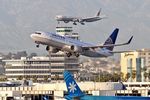 N37290 @ KLAX - B738 United Airlines Boeing 737-824 , N37290 departing 25R LAX - by Mark Kalfas