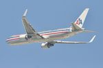 N354AA @ KLAX - American Boeing 767-323, N354AA departing 25R LAX - by Mark Kalfas