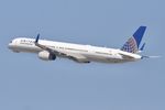 N75854 @ KLAX - United Boeing 757-324, N75854 departing 25R LAX - by Mark Kalfas