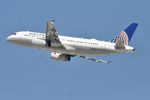 N467UA @ KLAX - United Airbus A320-232, N467UA departing 25R LAX - by Mark Kalfas