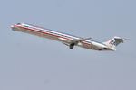 N580AA @ KLAX - American McDonnell Douglas MD-82, N580AA departing 25R LAX - by Mark Kalfas