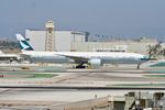 B-KPE @ KLAX - CATHAY PACIFIC Boeing 777-367/ER, at LAX - by Mark Kalfas