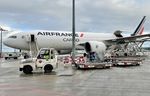 F-GUOC @ EDWI - Air France Boeing 777-F28, F-GUOC off loading it's equine cargo - by Mark Kalfas