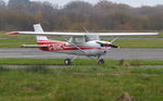 G-BAMC @ EGFH - Resident Reims/Cessna F150L. - by Roger Winser