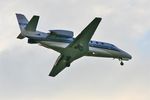 N24NG @ KDPA - Northrop Grumman Corporation, Cessna 560XL Citation Excel N24NG on approach to DPA - by Mark Kalfas