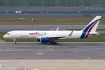 EC-NIV @ LOWW - Swiftair Boeing 757-223(PCF) - by Thomas Ramgraber