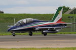 MM54551 @ LFOA - Aermacchi MB-339PAN, N°1 of Frecce Tricolori Aerobatic Team 2016, Taxiing, Avord Air Base 702 (LFOA) Open day 2016 - by Yves-Q