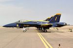161967 @ KNJK - McDonnell Douglas F/A-18A Hornet of the US Navy 'Blue Angels' display team at the 2004 airshow at El Centro NAS, CA