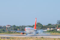 G-JZHY @ JSI - Landing at Skiathos - by Andy Collins