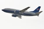 N907UA @ KLAX - United Boeing 737-522, N907UA departing 25R at LAX - by Mark Kalfas