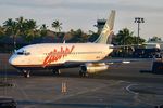 N828AL @ PHKO - Aloha Airlines Boeing 737-236, N828AL taxiing to the gate at Kona International Airport, This aircraft first entered service in January 1985 with British Airways, Reg.# N828AL - by Mark Kalfas