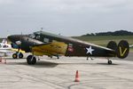 F-AZEJ @ EDRB - Replica of Gen. Pattons Beech during WWII - by Raybin