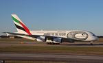 A6-EVK @ KIAH - Airbus A380-842