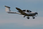 F-HPYB @ LFRB - Diamond DA-40 Diamond Star, Landing rwy 07R, Brest-Bretagne airport (LFRB-BES) - by Yves-Q