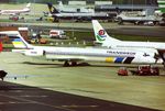 SE-DLU @ EGKK - At London Gatwick early 1992. - by kenvidkid