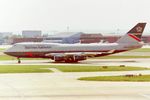 G-BNLG @ EGLL - At London Heathrow early 1990''s - by kenvidkid