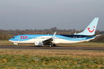 OO-JLO @ LFRB - Boeing 737-8K5, Taxiing rwy 07R, Brest-Bretagne airport (LFRB-BES) - by Yves-Q