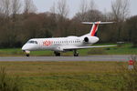 F-GRGH @ LFRB - Embraer EMB-145EU, Ready to take off rwy 25L, Brest-Bretagne airport (LFRB-BES) - by Yves-Q