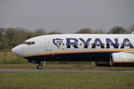 EI-DYX @ LFRB - Boeing 737-8AS, Taxiing rwy 25L, Brest-Bretagne airport (LFRB-BES) - by Yves-Q