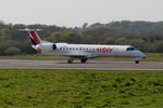 F-GRGD @ LFRB - Embraer ERJ-145EU, Take off run rwy 07R, Brest-Bretagne airport (LFRB-BES) - by Yves-Q