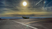 N51RH @ KSGU - Sunset taxi - by jeremy hopper