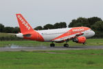 G-EZDV @ LFRB - Airbus A319-111, Landing rwy 07R, Brest-Bretagne airport (LFRB-BES) - by Yves-Q