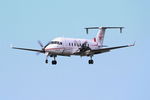 F-HBCG @ LFRB - Beech 1900D, Short approach rwy 25L, Brest-Bretagne airport (LFRB-BES) - by Yves-Q