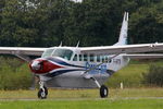 F-HFTR @ LFRB - Cessna 208B Grand Caravan, U-Turn rwy 25L, Brest-Bretagne airport (LFRB-BES) - by Yves-Q