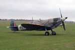 G-AVDJ @ EGSU - G-AVDJ (MH415) 1943 VS Spitfire lX BoB Display Duxford - by PhilR