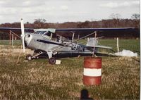 G-AKOW @ FARM - Circa 1974 after new dacron applied my Manager owner & pilot (L. A. McLean) would take off from a farm field near Newbury.  Here I think in autumn after landing.  Wonderful experience and nice to know the Auster is saved! - by Brian Sadler