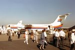 G-BOWW @ EGLF - G-BOWW 1988 BAe146-300 United Express FAB - by PhilR