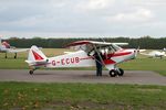 G-ECUB @ EGLM - G-ECUB 1958 Piper Pa-18 Super Cub White Waltham - by PhilR