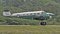 51-11638 @ PDK - Photographs of Warbird 1 LLC’s Beech C-45H Expeditor , taken 19 May 2018 at the Good Neighbor Day Airshow at Peachtree-DeKalb Airport in Chamblee, Georgia, USA. - by Stephen H Moore