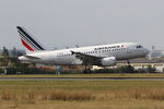 F-GUGG @ LFPO - Airbus A318-111, Landing rwy 06, Paris-Orly airport (LFPO-ORY) - by Yves-Q