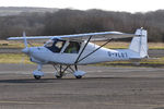 G-VLET @ EGFH - Resident Ikarus C42 aircraft operated by Gower Flight Centre. - by Roger Winser