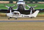 G-WARP @ EGSU - G-WARP 1963 Cessna 182F Flying Legends Duxford - by PhilR