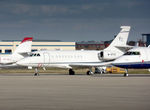 M-SFOZ @ EGLF - M-SFOZ 2000 Dassault Falcon 2000 Farnborough - by PhilR