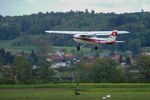 HB-CNS @ LSZG - Climbing out of Grenchen, old paint-scheme