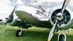 N418GB - Beech 18/TC-45J, N418GB at OSH - by Mark Kalfas