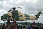 XT453 @ EGDY - Fleet Air Arm Westland Wessex HU.5 helicopter at RNAS Yeovilton Air Day 2008. Cut-off rotorblades. - by Van Propeller