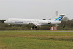 D-AOLG @ LFRB - Fokker 100, Landing rwy 25L, Brest-Bretagne airport (LFRB-BES) - by Yves-Q