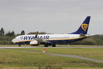 EI-DYX @ LFRB - Boeing 737-8AS, U-Turn rwy 25L, Brest-Bretagne airport (LFRB-BES) - by Yves-Q