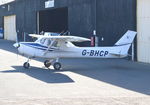 G-BHCP @ EGTF - Reims Cessna F152 at Fairoaks. - by moxy