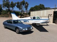 N8FC @ KSZP - Citroen SM & Beechcraft Debonair N8FC at the Santa Paula Airport Museum. - by Sylvia Nahale
