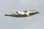 072 @ LFRB - Embraer EMB-121AA Xingu, Take off rwy 25L, Brest-Bretagne Airport (LFRB-BES) - by Yves-Q