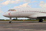 M-HOME @ LFRB - Bombardier BD-700-1A10 Global 6000, Parked, Brest-Bretagne airport (LFRB-BES) - by Yves-Q